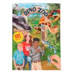 Top Model | טופ מודל Dino Zoo Coloring Book חוברת צביעה ומדבקות - Top Model - קיקוס - Kikos.co.il