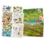 Top Model | טופ מודל Dino Zoo Coloring Book חוברת צביעה ומדבקות - Top Model - קיקוס - Kikos.co.il
