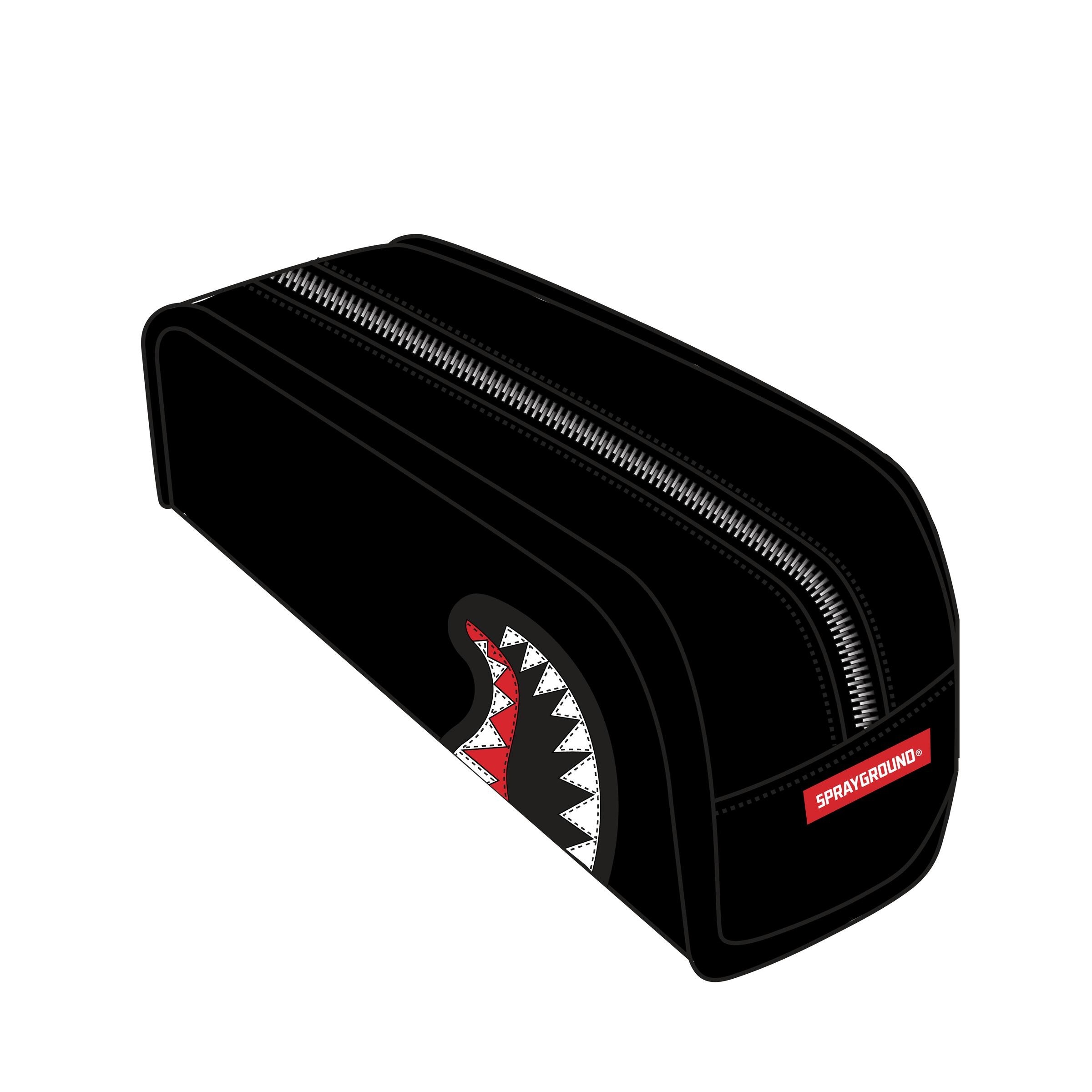 SPRAYGROUND | קלמר ספרייגראונד BLACK SHARKMOUTH POUCH - קלמרים Sprayground - קיקוס - Kikos.co.il