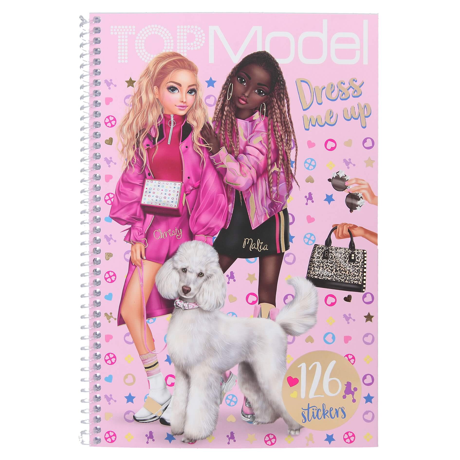 TOPMODEL |חוברת יצירה והלבשה+ 126 מדבקות - Top Model - קיקוס - Kikos.co.il